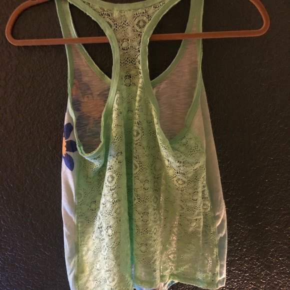 Lace Racerback top - Picture 2 of 3